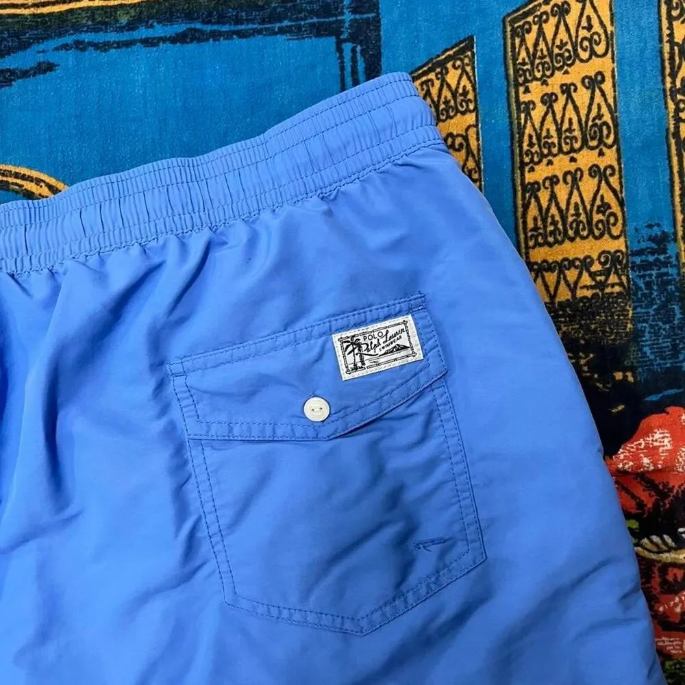 Polo Ralph Lauren blue swim shorts Size 2XLT 7